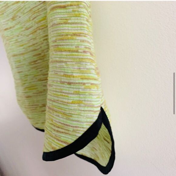 Wilfred Aritzia Palais Neon Green Yellow Textured T-Shirt Top - Picture 7 of 15